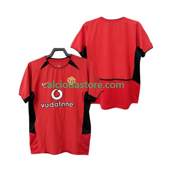 Maglia Manchester United Retro Gara Home Uomo 2004 2002 MC