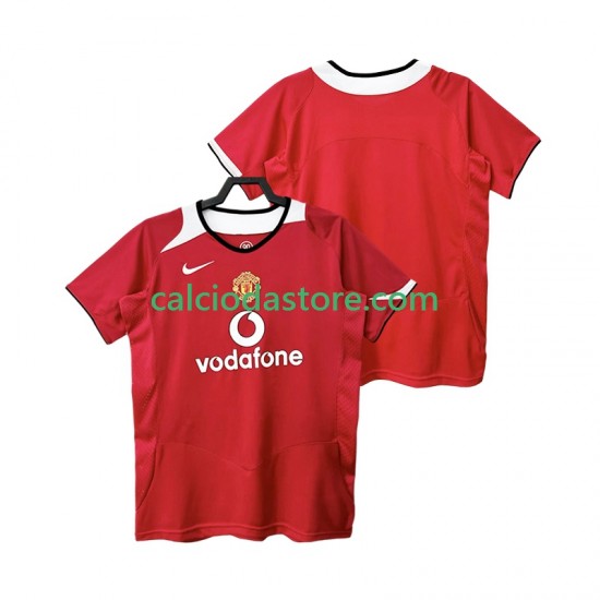 Maglia Manchester United 2005 Retro Gara Home Uomo 2006 MC Maglia Manchester United 2005 Retro Gara Home Uomo 2006 MC