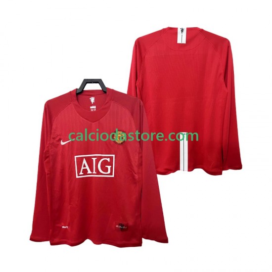 Maglia Manchester United 2007 Retro Gara Home Uomo 2008 ML