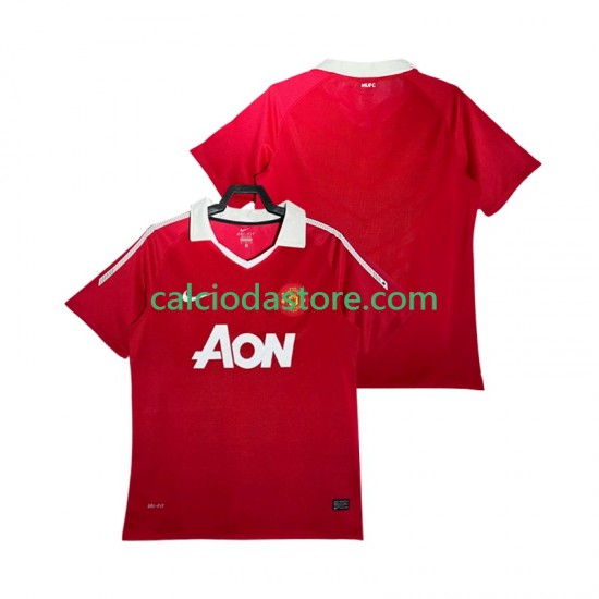 Maglia Manchester United Retro Gara Home Uomo 2011 2010 MC Maglia Manchester United Retro Gara Home Uomo 2011 2010 MC