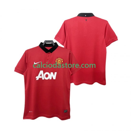 Maglia Manchester United 2013 2014 Retro Gara Home Uomo MC