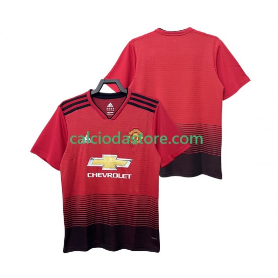 Maglia Manchester United 2018 2019 Retro Gara Home Uomo MC