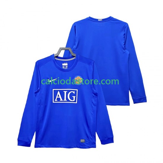 Maglia Manchester United 2009 Retro Gara Terza Uomo 2008 ML Maglia Manchester United 2009 Retro Gara Terza Uomo 2008 ML