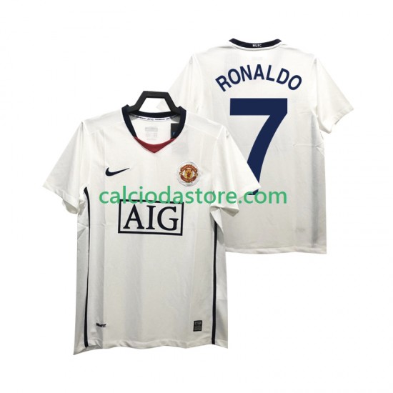 Maglia Manchester United Ronaldo 7 Premier League 2009 Retro Gara Away Uomo 2008 MC Maglia Manchester United Ronaldo 7 Premier League 2009 Retro Gara Away Uomo 2008 MC