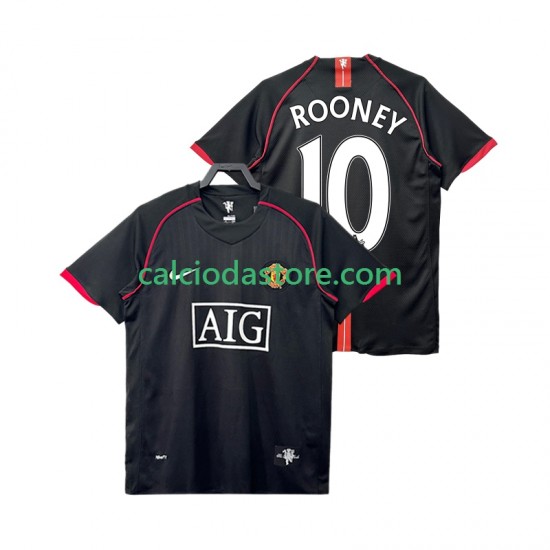 Maglia Manchester United Rooney 10 2007 Retro Gara Away Uomo 2008 MC Maglia Manchester United Rooney 10 2007 Retro Gara Away Uomo 2008 MC