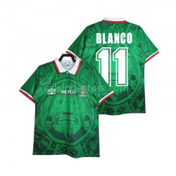 Maglia Messico BLANCO 11 Retro Gara Home Uomo 1998 MC