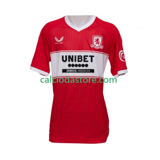 Maglia Middlesbrough Gara Home Uomo 2025-2026 MC Maglia Middlesbrough Gara Home Uomo 2025-2026 MC