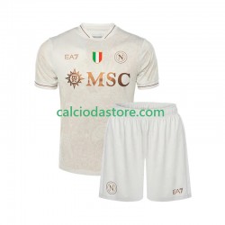 Maglia Napoli Gara Away Completo Bambino 2-13 Anni 2025-2026 MC