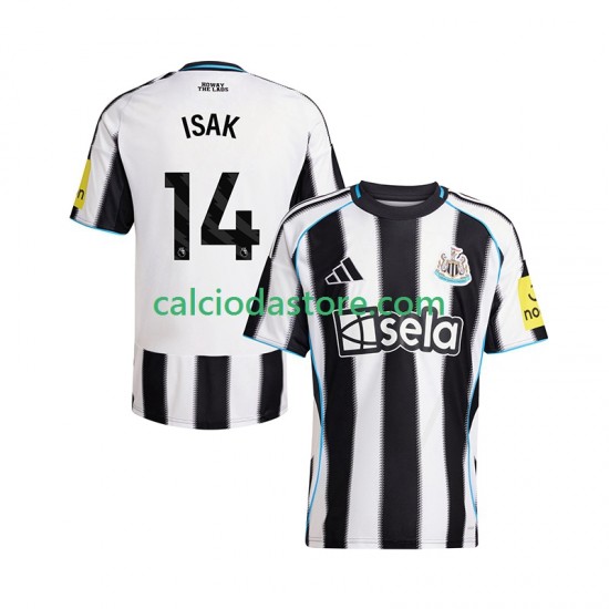 Maglia Newcastle United Alexander Isak 14 Gara Home Uomo 2025-2026 MC Maglia Newcastle United Alexander Isak 14 Gara Home Uomo 2025-2026 MC