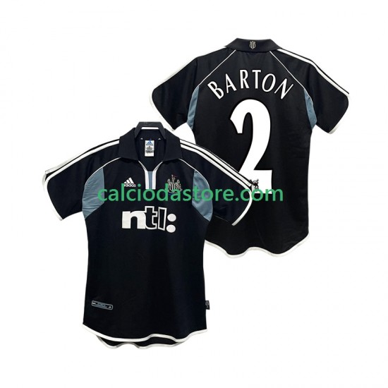 Maglia Newcastle United BARTON 2 2000 2001 Retro Gara Away Uomo MC Maglia Newcastle United BARTON 2 2000 2001 Retro Gara Away Uomo MC