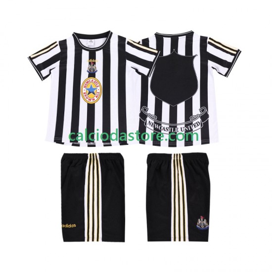 Maglia Newcastle United 1997 Retro Gara Home Completo Bambino 2-13 Anni 1999 MC Maglia Newcastle United 1997 Retro Gara Home Completo Bambino 2-13 Anni 1999 MC