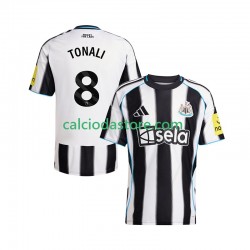Maglia Newcastle United Sandro Tonali 8 Gara Home Uomo 2025-2026 MC