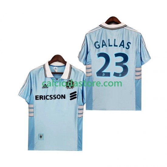 Maglia Olympique de Marseille Gallas 23 Retro Gara Away Uomo 1998 1999 MC Maglia Olympique de Marseille Gallas 23 Retro Gara Away Uomo 1998 1999 MC