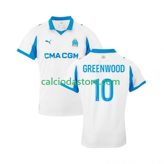 Maglia Olympique de Marseille Mason Greenwood 10 Gara Home Uomo 2025-2026 MC Maglia Olympique de Marseille Mason Greenwood 10 Gara Home Uomo 2025-2026 MC