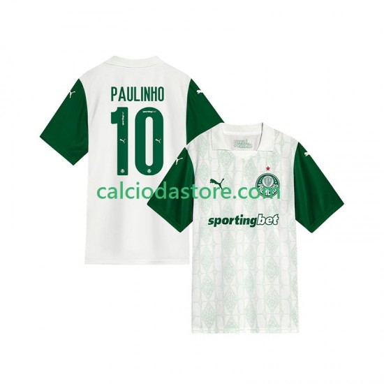 Maglia Palmeiras Paulinho 10 Gara Away Uomo 2025-2026 MC