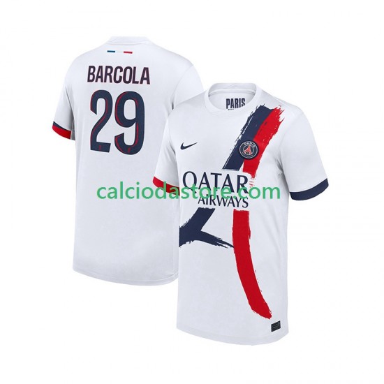 Maglia Paris Saint-Germain Bradley Barcola 29 Gara Away Uomo 2025-2026 MC Maglia Paris Saint-Germain Bradley Barcola 29 Gara Away Uomo 2025-2026 MC