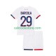 Maglia Paris Saint-Germain Bradley Barcola 29 Gara Away Completo Bambino 2-13 Anni 2025-2026 MC Maglia Paris Saint-Germain Bradley Barcola 29 Gara Away Completo Bambino 2-13 Anni 2025-2026 MC