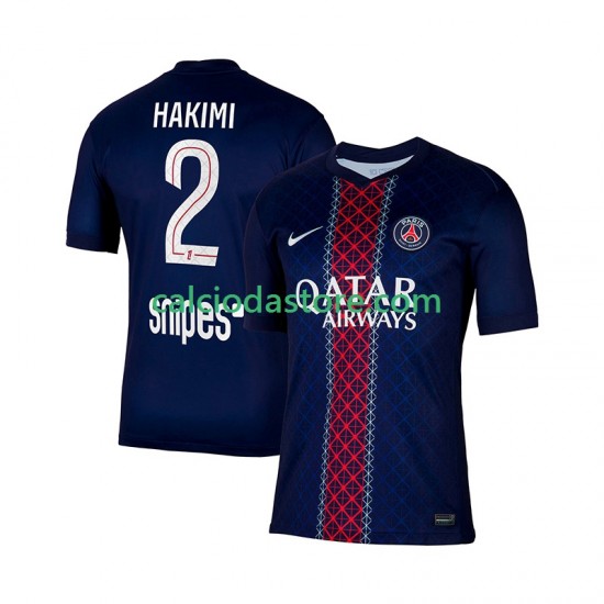 Maglia Paris Saint-Germain Hakimi 2 Gara Home Uomo 2025-2026 MC