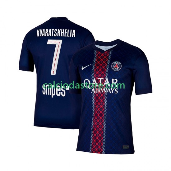 Maglia Paris Saint-Germain Khvicha Kvaratskhelia 7 Gara Home Uomo 2025-2026 MC