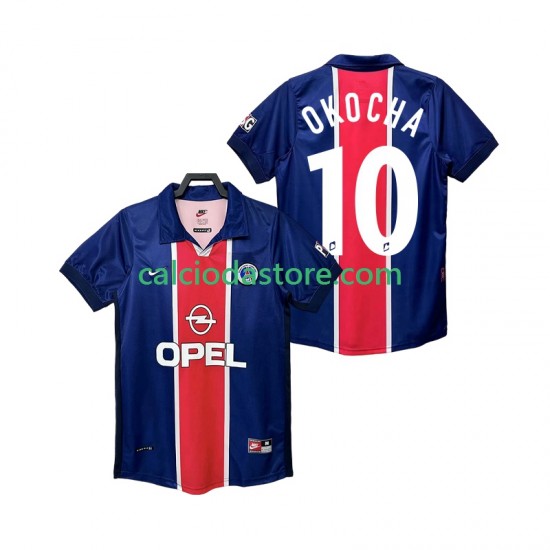 Maglia Paris Saint-Germain OKOCHA 10 Retro Gara Home Uomo 1998 1999 MC Maglia Paris Saint-Germain OKOCHA 10 Retro Gara Home Uomo 1998 1999 MC