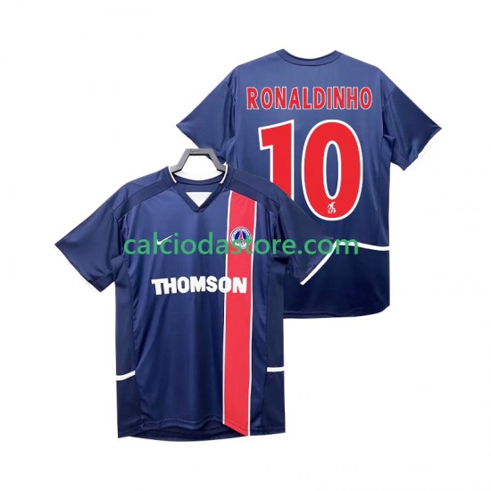 Maglia Paris Saint-Germain RONALDINHO 10 2003 Retro Gara Home Uomo 2002 MC