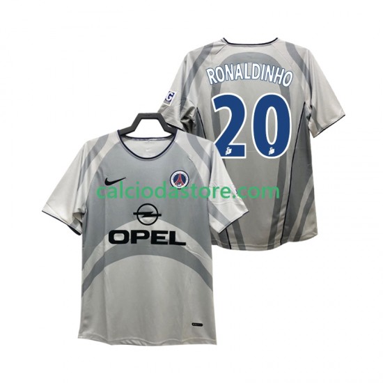 Maglia Paris Saint-Germain RONALDINHO 20 2001 Retro Gara Away Uomo 2002 MC