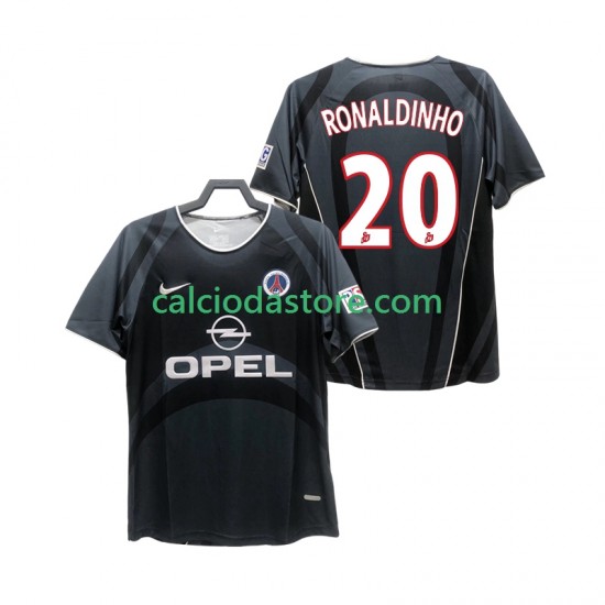 Maglia Paris Saint-Germain RONALDINHO 20 2001 Retro Gara Terza Uomo 2002 MC Maglia Paris Saint-Germain RONALDINHO 20 2001 Retro Gara Terza Uomo 2002 MC