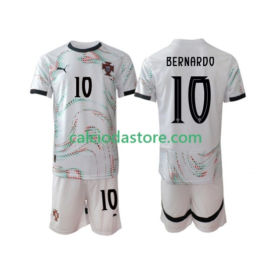 Maglia Portogallo Bernardo Silva 10 Gara Away Completo Bambino 2-13 Anni 2025-2026 MC Maglia Portogallo Bernardo Silva 10 Gara Away Completo Bambino 2-13 Anni 2025-2026 MC