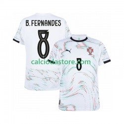 Maglia Portogallo Bruno Fernandes 8 Gara Away Uomo 2025-2026 MC