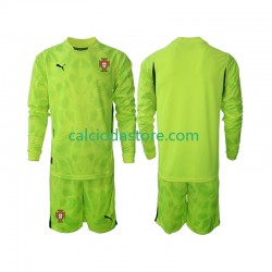 Maglia Portiere Portogallo Gara Home Completo Bambino 2-13 Anni 2025 ML