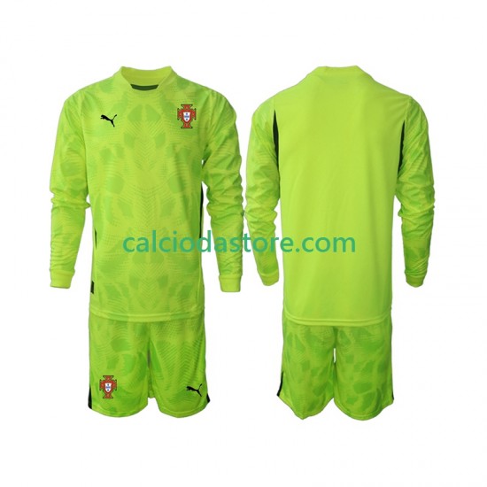Maglia Portiere Portogallo Gara Home Completo Bambino 2-13 Anni 2025 ML Maglia Portiere Portogallo Gara Home Completo Bambino 2-13 Anni 2025 ML