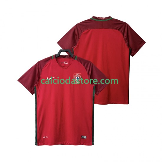 Maglia Portogallo 2016 Retro Gara Home Uomo MC