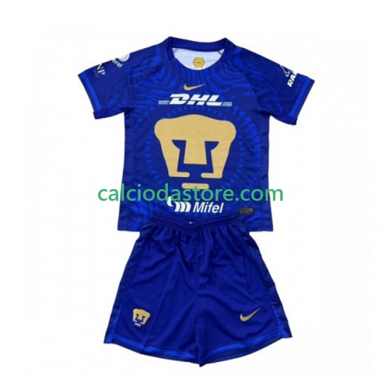 Maglia Pumas UNAM Gara Away Completo Bambino 2-13 Anni 2025-2026 MC