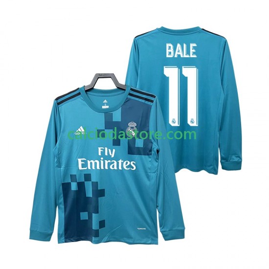 Maglia Real Madrid BALE 11 2017 2018 Retro Gara Terza Uomo ML