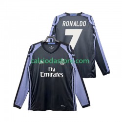 Maglia Real Madrid Cristiano Ronaldo 7 2016 2017 Retro Gara Terza Uomo ML