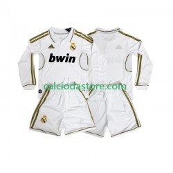 Maglia Real Madrid 2012 Retro Gara Home Completo Bambino 2-13 Anni 2011 ML