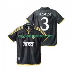 Maglia Real Madrid R.CARLOS 3 2001 Retro Gara Away Uomo 1999 MC