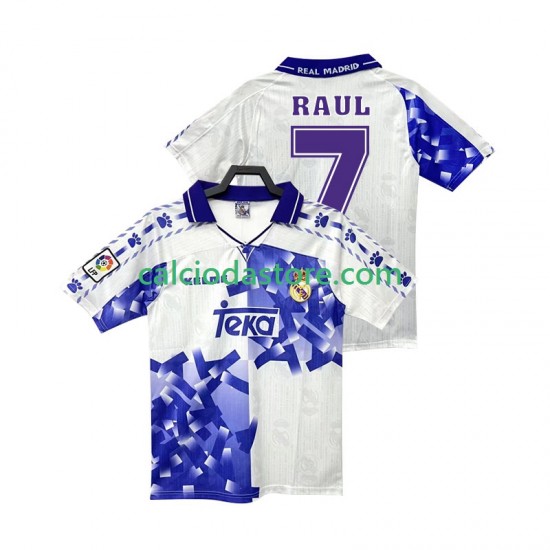 Maglia Real Madrid RAUL 7 1996 1997 Retro Gara Terza Uomo MC