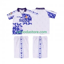 Maglia Real Madrid 1996 1997 Retro Gara Terza Completo Bambino 2-13 Anni MC
