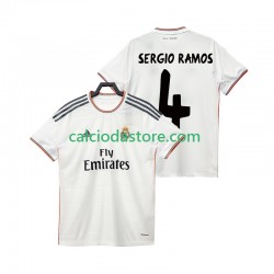 Maglia Real Madrid SERGIO RAMOS 4 2013 2014 Retro Gara Home Uomo MC