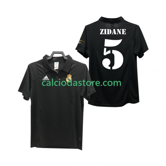 Maglia Real Madrid ZIDANE 5 2003 Retro Gara Away Uomo 2002 MC