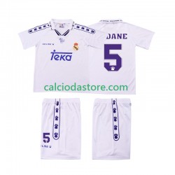 Maglia Real Madrid ZIDANE 5 1996 Retro Gara Home Completo Bambino 2-13 Anni 1994 MC