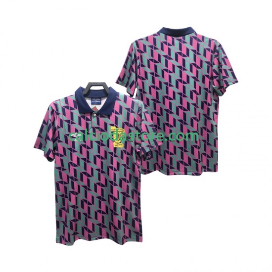 Maglia Scozia 1988 1989 Retro Gara Away Uomo MC Maglia Scozia 1988 1989 Retro Gara Away Uomo MC