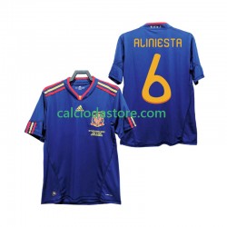 Maglia Spagna Andres Iniesta 6 Retro Gara Away Uomo 2010 MC