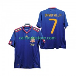 Maglia Spagna DAVID VILLA 7 Retro Gara Away Uomo 2010 MC