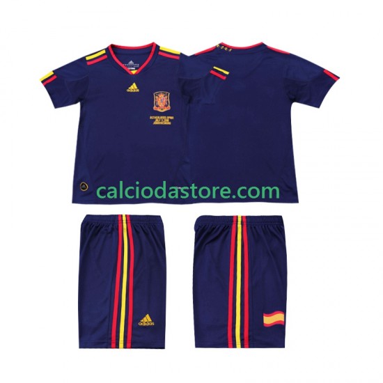Maglia Spagna Retro Gara Away Completo Bambino 2-13 Anni 2010 MC Maglia Spagna Retro Gara Away Completo Bambino 2-13 Anni 2010 MC