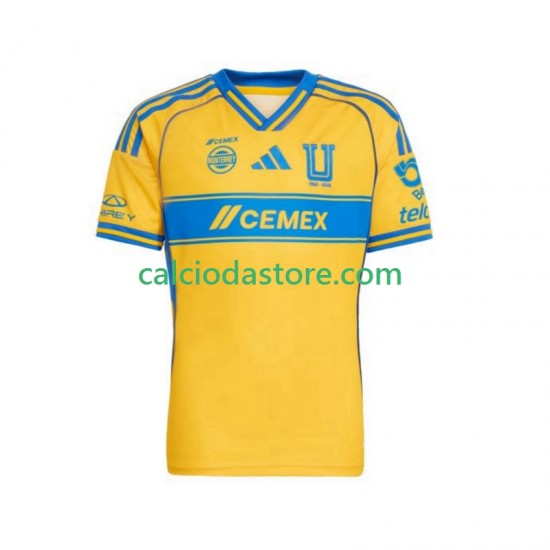 Maglia Tigres UANL Gara Home Uomo 2025-2026 MC