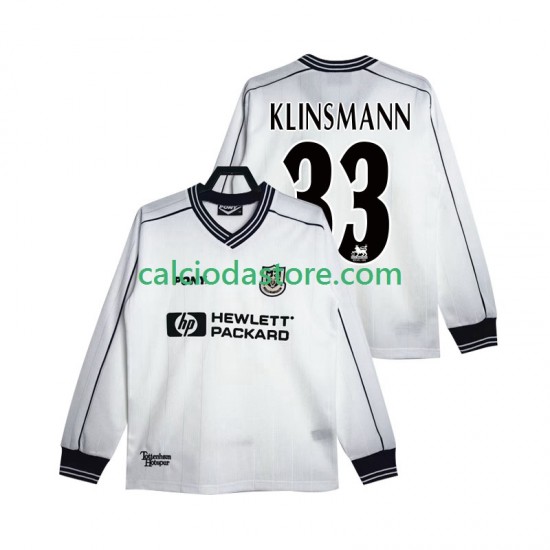 Maglia Tottenham Hotspur KLINSMANN 33 1997 Retro Gara Home Uomo 1999 ML