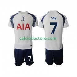 Maglia Tottenham Hotspur Son Heung-Min 7 Gara Home Completo Bambino 2-13 Anni 2025-2026 MC
