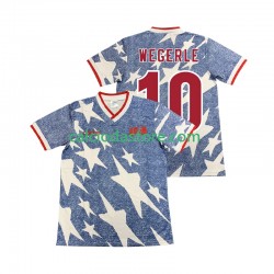 Maglia Stati Uniti WEGERLE 10 Retro Gara Away Uomo 1994 MC